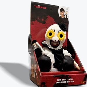 Spirit Terrifier Art‎ the Clown Shoulder Sitter Plush Attaching Noise Activated